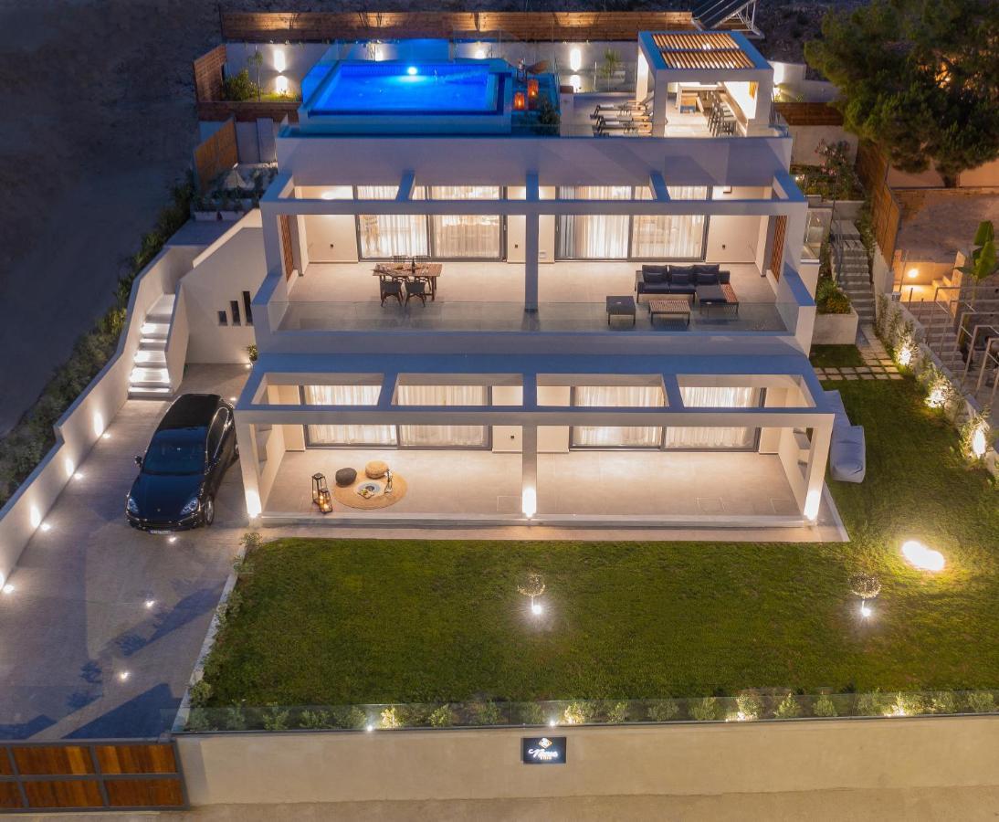 Nerea Seafront Villa, A Pristine Retreat, By Thinkvilla Akrotiri  エクステリア 写真